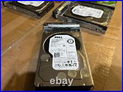 Qty. 6 Dell 4TB HDD 7.2K 6Gbs SAS 3.5 Hard Drive 0202V7 From Storage Array