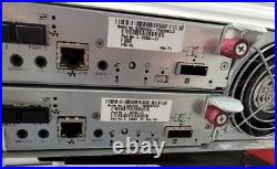 Quantum QXS 12-bay SAS disk array with dual 3-07364-01 controllers & SFP modules