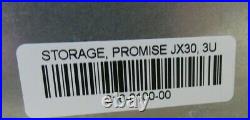 Symantec 16EB 316-0100-00 JX30 3U 16-Bay Storage Disk Array Dual I/O + Dual PSU